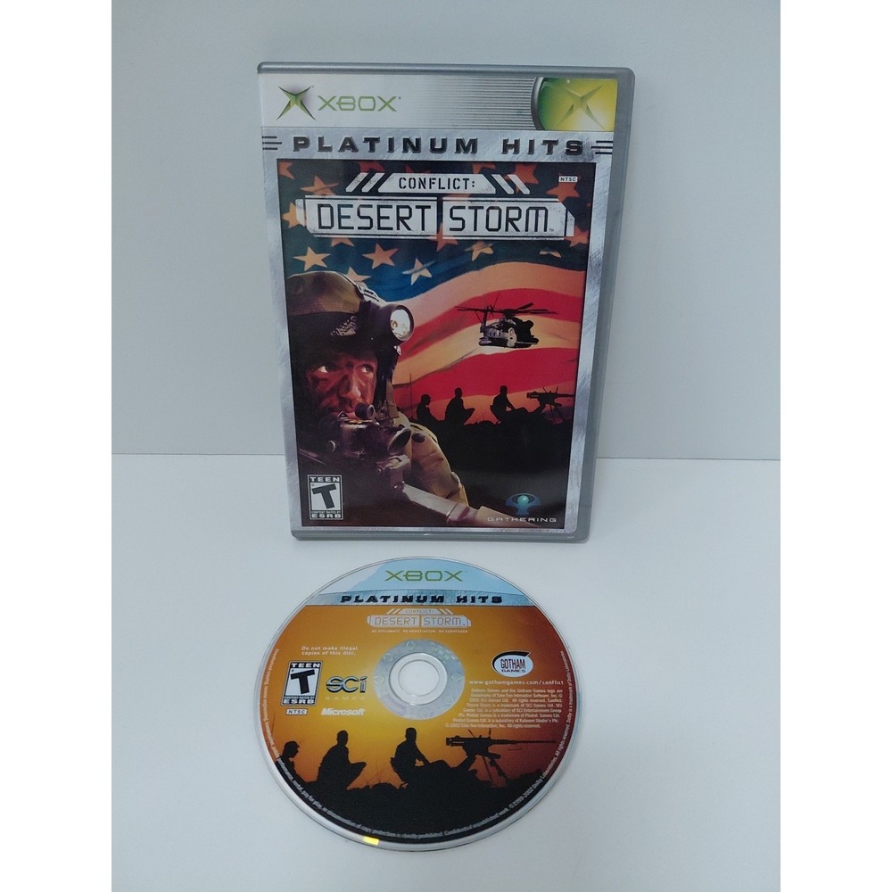 Conflict: Desert Storm Platinum Hits Game (Microsoft Xbox, 2002)